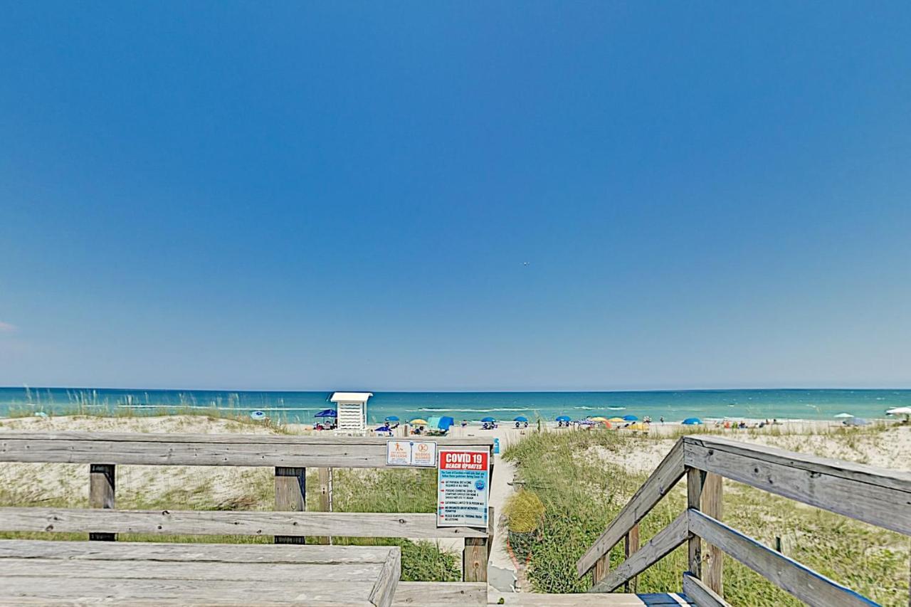 Oceanfront Townhouse Villa Carolina Beach Bagian luar foto