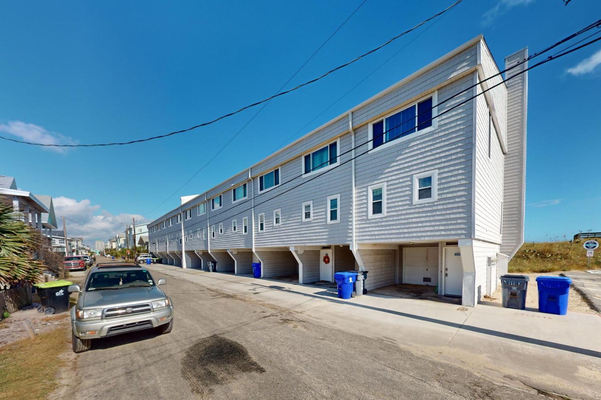 Oceanfront Townhouse Villa Carolina Beach Bagian luar foto
